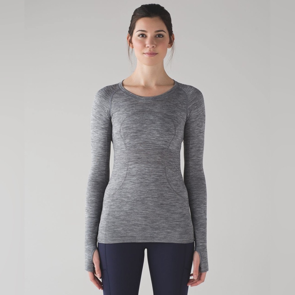 Lululemon Swiftly Tech Long Sleeve Grey Size 6